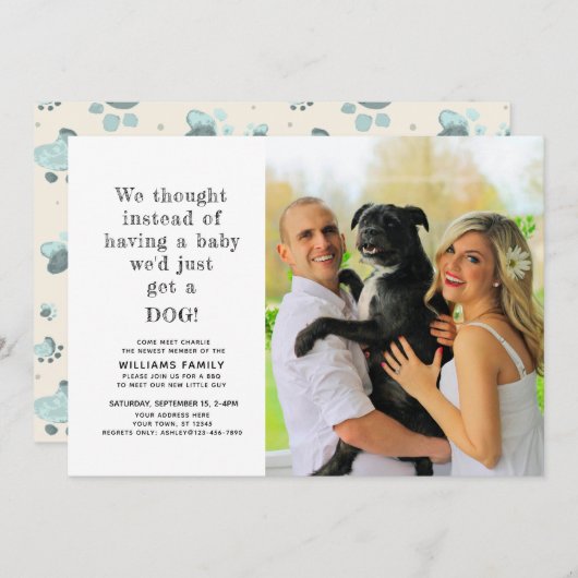 Ankündigung des neuen Fotos zur Adoption von Welpe (Vorne/Hinten)