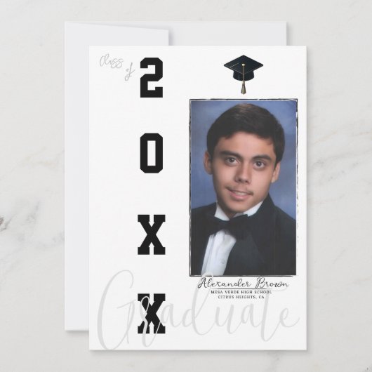 Ankündigung des neutralen grauen Fotos (Vorderseite)