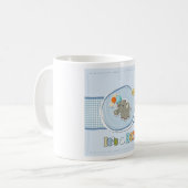 Ankündigung des niedlichen Elephant Baby Boy Kaffeetasse (Vorderseite Links)