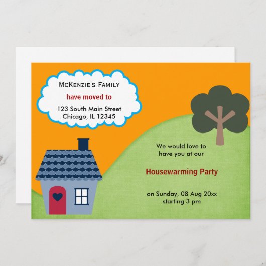 Ankündigung des offenen Hauses (Vorne/Hinten)