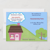 Ankündigung des offenen Hauses (Vorderseite)