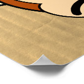 Ankündigung des öffentlichen Dienstes - Sei kein B Poster (Ecke)