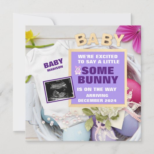 Ankündigung des Osterdigitalen Fotos für Schwanger (Vorderseite)