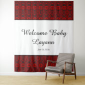 Ankündigung des palästinensischen arabischen Babys Wandteppich (Beispiel)