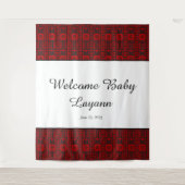 Ankündigung des palästinensischen arabischen Babys Wandteppich (Vorderseite)