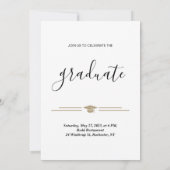 Ankündigung des Party der Universität Graduate 202 (Rückseite)