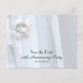 Ankündigung des Party zum Save the Date 45. Jahres Postkarte (Vorderseite)