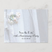 Ankündigung des Party zum Save the Date 75. Jahres Postkarte (Vorderseite)