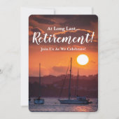 Ankündigung des Party zur Ruhestandszeit - Segelbo (Vorderseite)