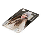 Ankündigung des personalisierten modernen Abschlus Magnet (Linke Seite)