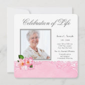 Ankündigung des Rosa-Foto-Gedenkens von Frauen (Vorderseite)