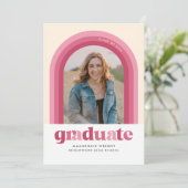 Ankündigung des Rosa Retro Arch Abschlusses (Stehend Vorderseite)