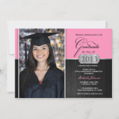 Ankündigung des rosa-schwarzen Abschlusses (Vorderseite)