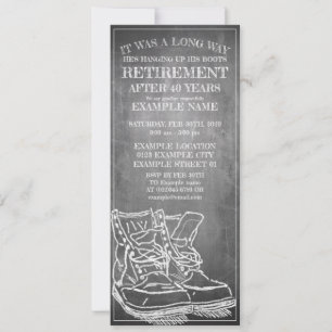 Ankündigung des Ruhestands mit alten Stiefeln V3.0