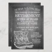 Ankündigung des Ruhestands mit alten Stiefeln V3.0 (Vorne/Hinten)