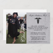 Ankündigung des Rustic Medical RN School Abschluss (Vorne/Hinten)