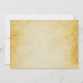 Ankündigung des rustikalen Soldaten über das Party (Rückseite)