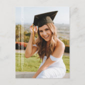 Ankündigung des Tassel Foto Abschluss Postkarte (Vorderseite)