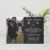 Ankündigung des trendy Medical RN School Abschluss (Stehend Vorderseite)