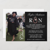 Ankündigung des trendy Medical RN School Abschluss (Vorne/Hinten)