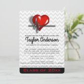 Ankündigung des trendy Medical School Abschluss (Stehend Vorderseite)