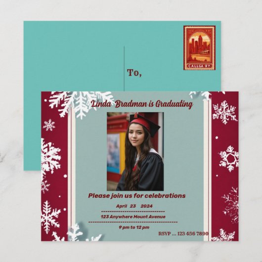 Ankündigung des Triumph-Abschlusses (Vorne/Hinten)