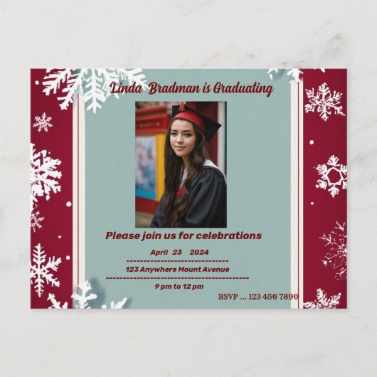 Ankündigung des Triumph-Abschlusses (Vorderseite)