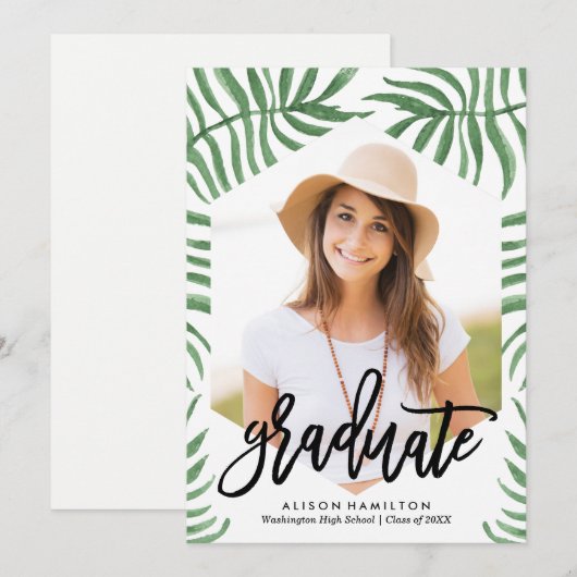 Ankündigung des tropischen Abschlusses (Vorne/Hinten)