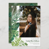 Ankündigung des tropischen botanischen Pflanze Abs (Vorne/Hinten)