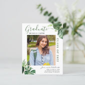 Ankündigung des tropischen Leaf-Foto-Abschlusses (Stehend Vorderseite)