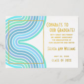 Ankündigung des Türkisblauen Abschlusses (Vorderseite)