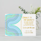 Ankündigung des Türkisblauen Abschlusses (Stehend vorne)