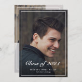 Ankündigung des Uni-Abschlusses des klassischen Fo (Vorne/Hinten)