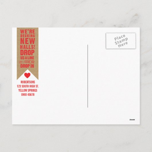 Ankündigung des Urlaubs Deck Neue Hallen (Rückseite)