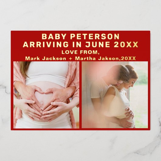 Ankündigung des Valentinstag (Vorderseite)