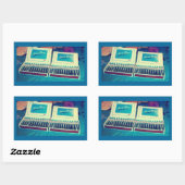 Ankündigung des Vintagen Babyjungen Cigar Rechteckiger Aufkleber (Blatt)