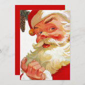 Ankündigung des Vintagen Santa Open House (Vorne/Hinten)