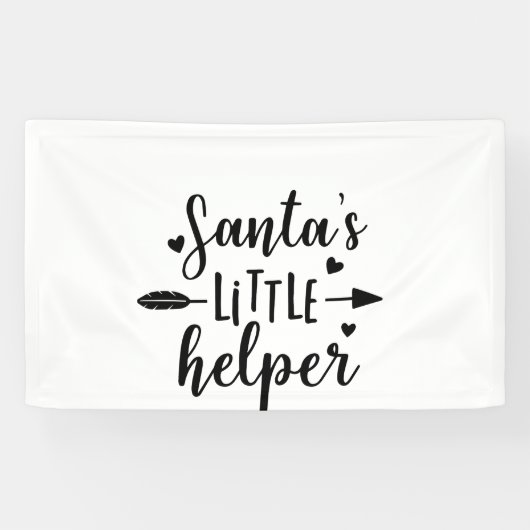 Ankündigung des Weihnachtsmannes Banner (Horizontal)