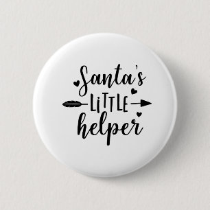 Ankündigung des Weihnachtsmannes Button