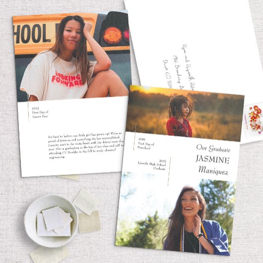 Ankündigung des zeitgemäßen Abschlusses "Damals & 