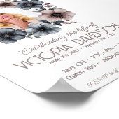 Ankündigung digitaler Beerdigung Sofortdownload Poster (Ecke)