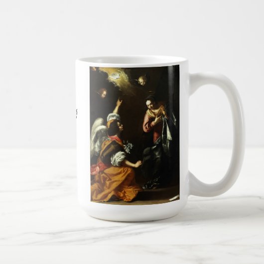 Ankündigung durch Artemisia Gentileschi Kaffeetasse (Rechts)