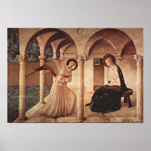 Ankündigung (durch Fra Angelico) Poster