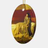 Ankündigung durch Tanner-Verzierung Keramikornament (Links)