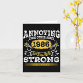 Ankündigung einander seit 1986 Hochzeitstag (Gelbe Blume)