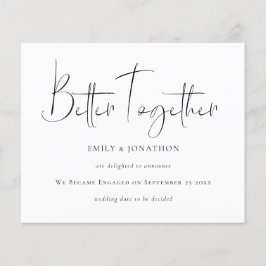 Ankündigung einer besseren Verlobung für den Haush