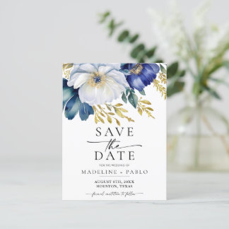 Ankündigung einer Blumenhochzeit Save the Date