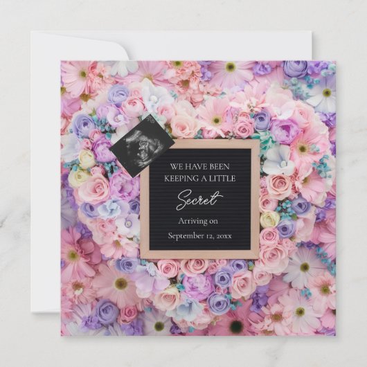 Ankündigung einer digitalen Schwangerschaft durch (Vorderseite)