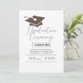 Ankündigung einer einfachen Abschluss (Stehend Vorderseite)