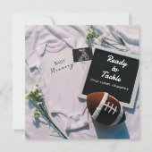 Ankündigung einer einfachen amerikanischen Fußball (Vorderseite)